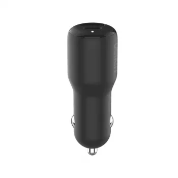 Carregador Belkin CCB005btBK interior isqueiro carregamento rápido preto