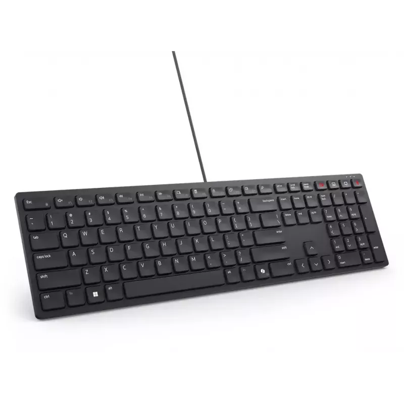 Teclado DELL KB525C Office USB QWERTY US International, preto
