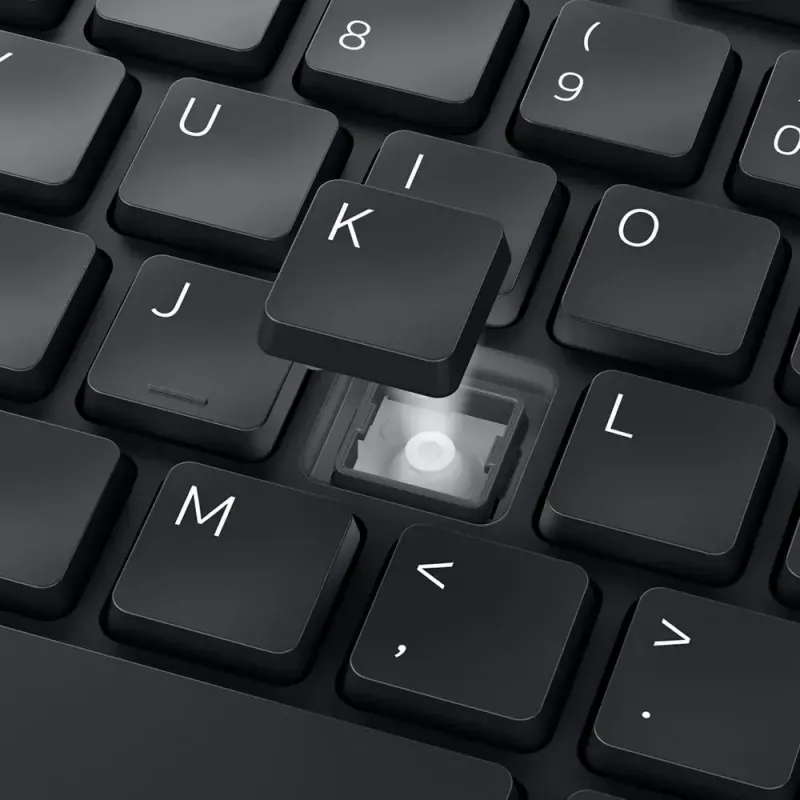 Teclado DELL KB525C Office USB QWERTY US International, preto