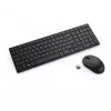Teclado e rato silenciosos DELL KM555 incluídos universal RF Wireless + Bluetooth QWERTY US International preto
