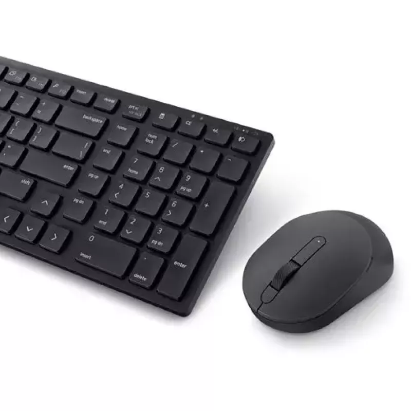 Teclado e rato silenciosos DELL KM555 incluídos universal RF Wireless + Bluetooth QWERTY US International preto