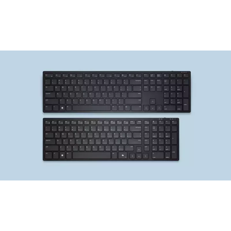 Teclado e rato silenciosos DELL KM555 incluídos universal RF Wireless + Bluetooth QWERTY US International preto
