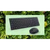 Teclado e rato silenciosos DELL KM555 incluídos universal RF Wireless + Bluetooth QWERTY US International preto