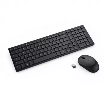 Teclado e rato compactos silenciosos DELL Pro - KM555 - russo (QWERTY)