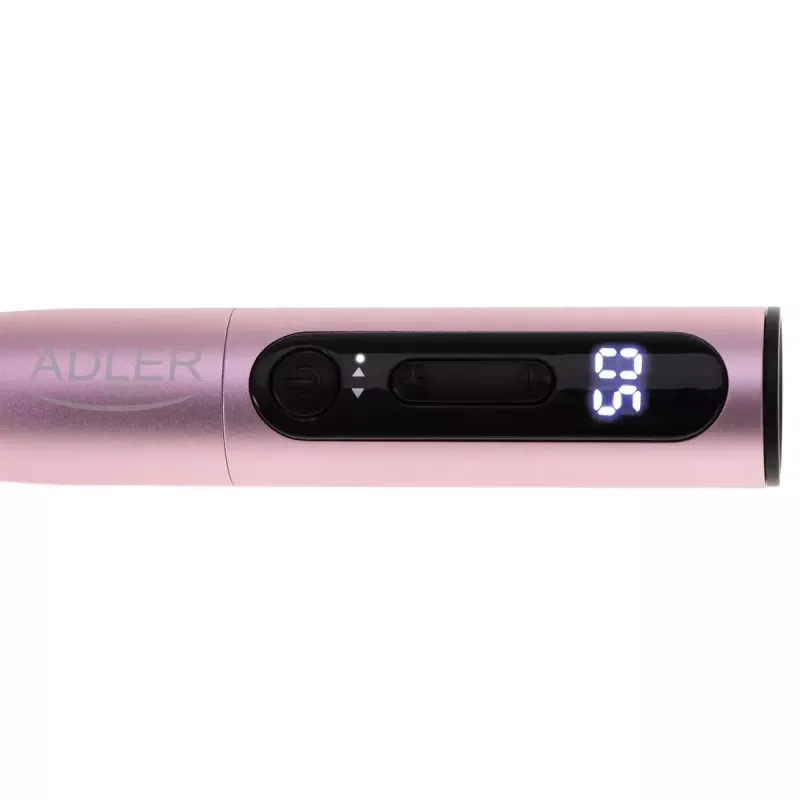 Conjunto de brocas para manicura e pedicura Adler AD 2181 - 5 níveis de potência, rosa