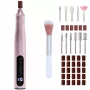 Conjunto de brocas para manicura e pedicura Adler AD 2181 - 5 níveis de potência, rosa