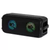 Altifalante portátil Adler AD 1903, 2×5 W, Bluetooth, rádio FM, LED, bateria 1500 mAh, AUX, USB, preto
