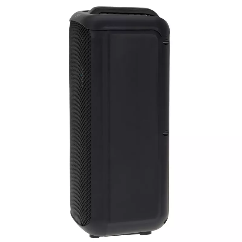 Altifalante portátil Adler AD 1903, 2×5 W, Bluetooth, rádio FM, LED, bateria 1500 mAh, AUX, USB, preto