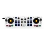 Controlador DJ Hercules 4780921 2 canais preto, branco, amarelo