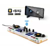 Controlador DJ Hercules 4780921 2 canais preto, branco, amarelo