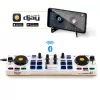 Controlador DJ Hercules 4780921 2 canais preto, branco, amarelo