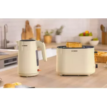Chaleira elétrica Bosch TWK2M167 1,7 L 2400 W, sem fios com base 360°, desligamento automático, proteção contra funcionamento a seco