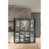 Frigorífico side-by-side Whirlpool WQ9I FO2BX EF de instalação livre 592 L preto
