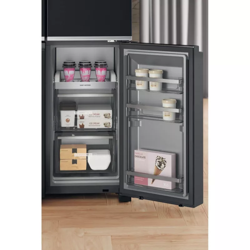 Frigorífico side-by-side Whirlpool WQ9I FO2BX EF de instalação livre 592 L preto