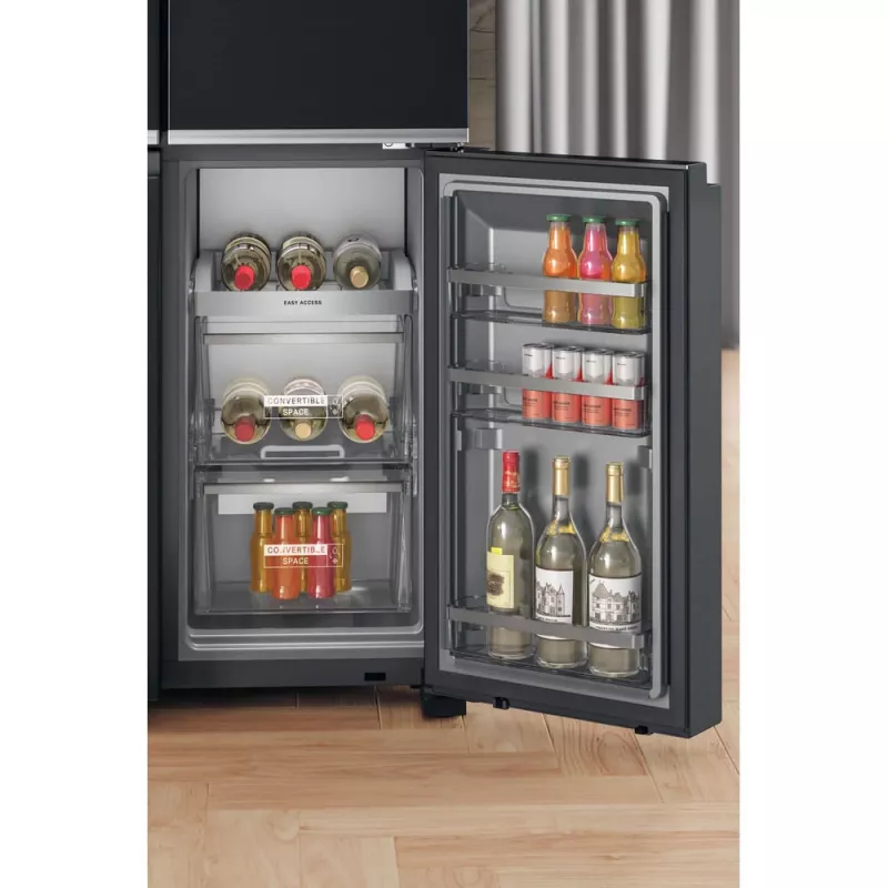 Frigorífico side-by-side Whirlpool WQ9I FO2BX EF de instalação livre 592 L preto