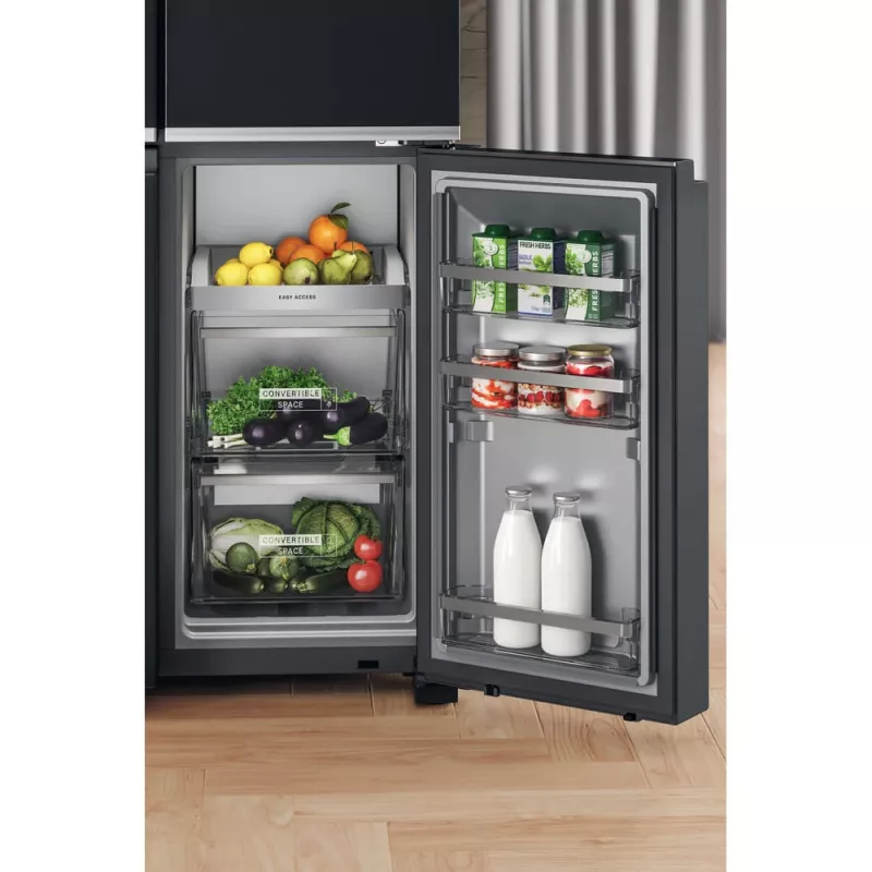 Frigorífico side-by-side Whirlpool WQ9I FO2BX EF de instalação livre 592 L preto