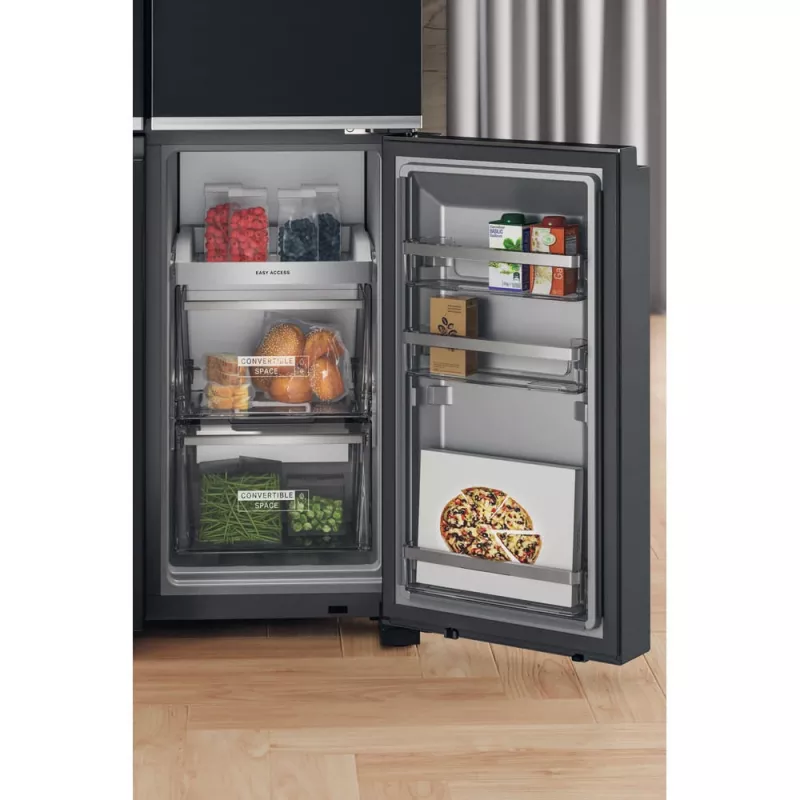 Frigorífico side-by-side Whirlpool WQ9I FO2BX EF de instalação livre 592 L preto