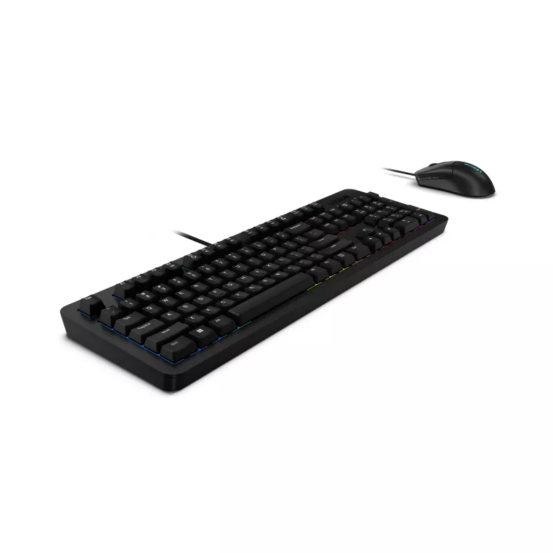 Teclado e rato Lenovo GX31N91913 para gaming USB US inglês preto