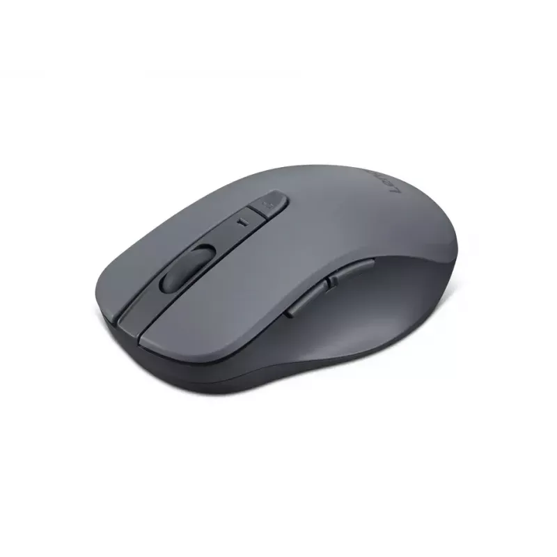Rato sem fios ambidestro Lenovo WL310 Office – Bluetooth, ótico 1200 DPI, 6 botões, roda, cinzento, a pilhas