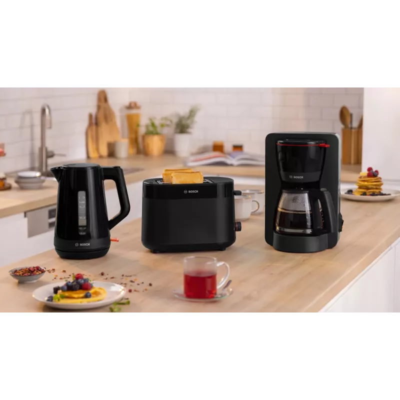 Chaleira elétrica Bosch TWK1M123 1,7 L 2400 W preta