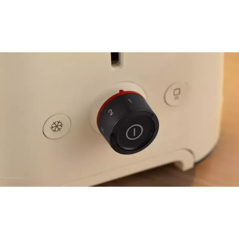 Torradeira Bosch Compact TAT3M127 – 2 ranhuras bege corpo em plástico, design compacto