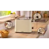 Torradeira Bosch Compact TAT3M127 – 2 ranhuras bege corpo em plástico, design compacto