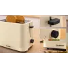 Torradeira Bosch Compact TAT3M127 – 2 ranhuras bege corpo em plástico, design compacto