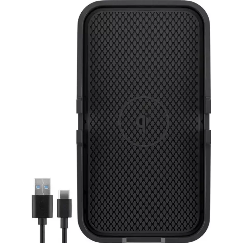 Goobay 60471 carregador rápido sem fios para automóvel, 15 W, preto