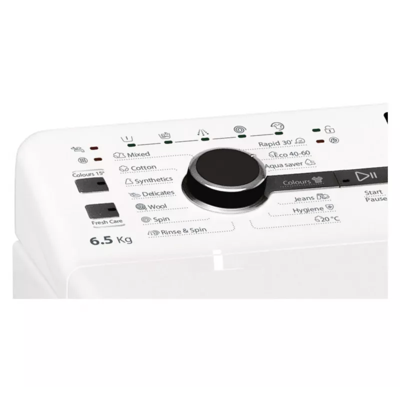 Máquina de lavar de carga superior Whirlpool TDLRB 65242BS EU/N 6,5 kg 1151 rpm Branco