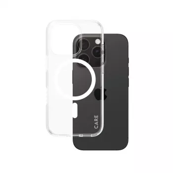 Capa PanzerGlass CARE™ by ® Urban Combat transparente com MagSafe branco iPhone 16 Pro
