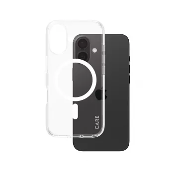 Capa PanzerGlass CARE™ by ® Urban Combat Transparente c. MagSafe Branco iPhone 16