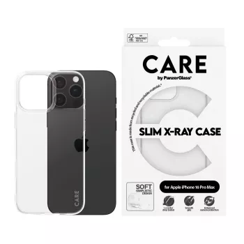 Capa PanzerGlass CARE™ by ® X-Ray iPhone 16 Pro Max, capa, Apple, Apple - iPhone 16 Pro Max, Transparente