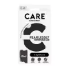 Capa PanzerGlass CARE by capa elegante preta iPhone 16 transparente