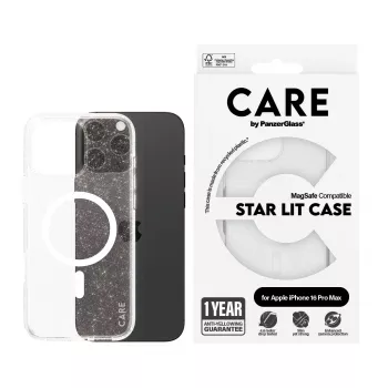 Capa PanzerGlass CARE™ by ® Urban Combat Case Star Lit w. White MagSafe iPhone 16 Pro Max
