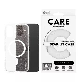 Capa PanzerGlass CARE™ by ® Urban Combat Case Star Lit w. White MagSafe iPhone 16