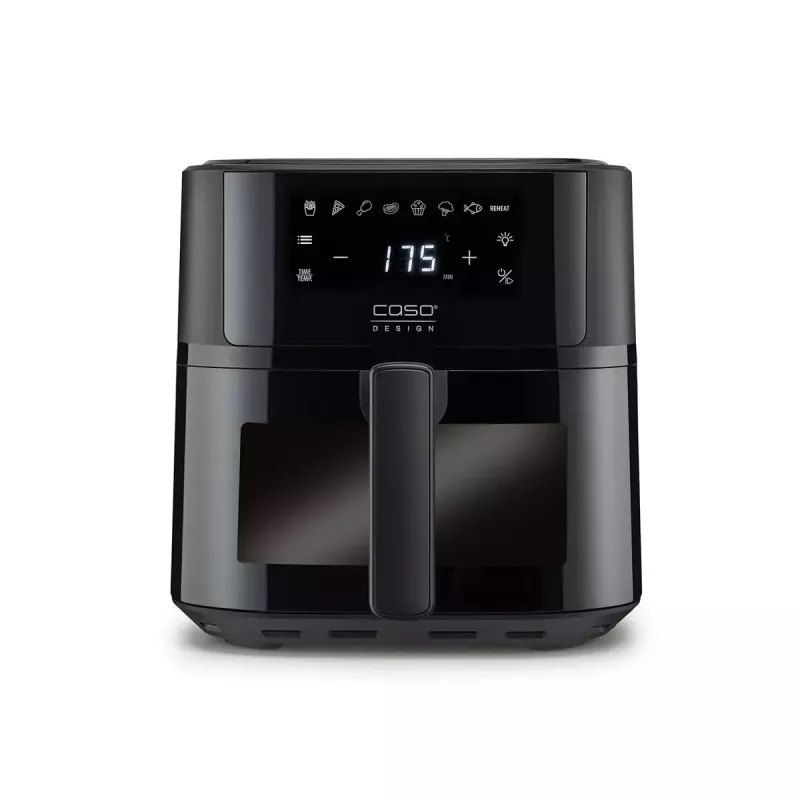 Fritadeira de ar quente Caso Designer fritadeira de ar quente 6.0 — 1700 W, capacidade de 6 L, preta