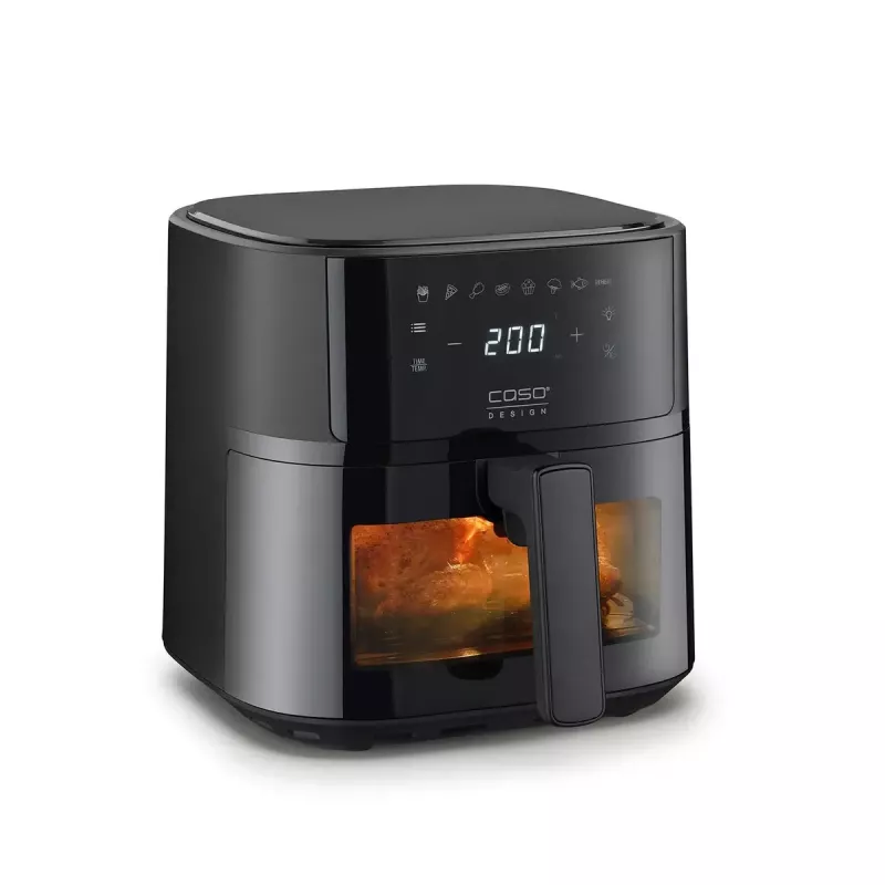 Fritadeira de ar quente Caso Designer fritadeira de ar quente 6.0 — 1700 W, capacidade de 6 L, preta