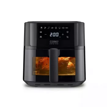 Fritadeira de ar quente Caso Designer fritadeira de ar quente 6.0 — 1700 W, capacidade de 6 L, preta