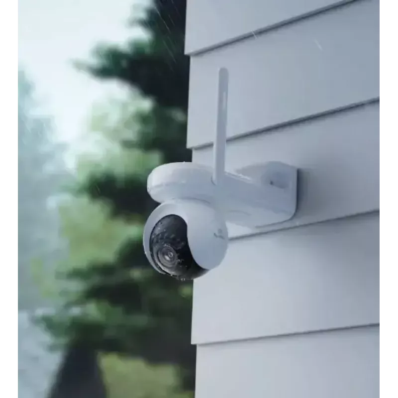 Reolink Atlas B660 8MP 4K Wi-Fi 6 Câmara de vigilância panorâmica e inclinável com bateria/solar, branco (BWPT4K07W)