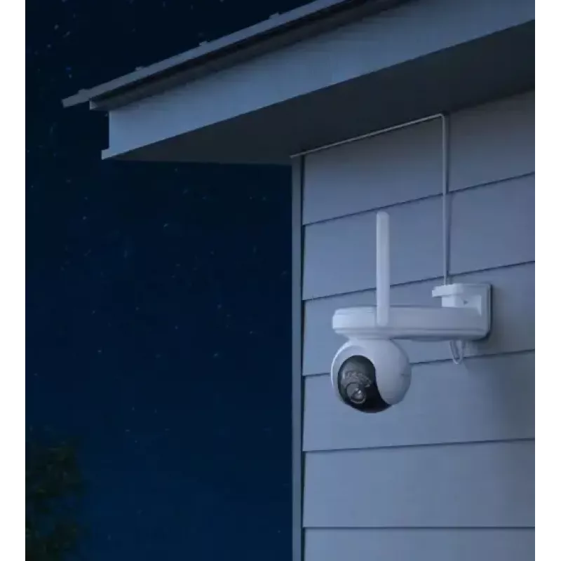 Reolink Atlas B660 8MP 4K Wi-Fi 6 Câmara de vigilância panorâmica e inclinável com bateria/solar, branco (BWPT4K07W)