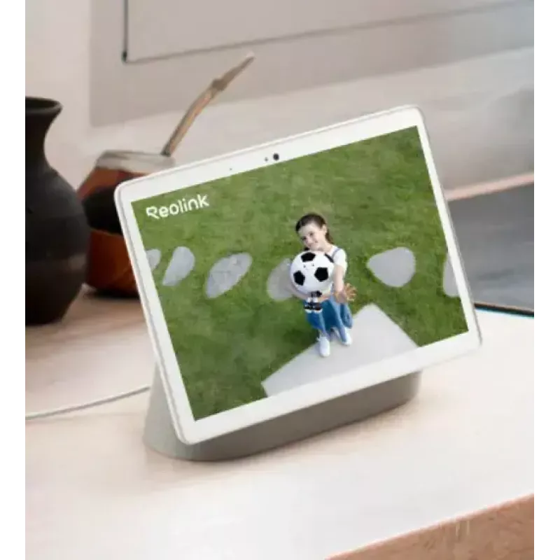Reolink Atlas B660 8MP 4K Wi-Fi 6 Câmara de vigilância panorâmica e inclinável com bateria/solar, branco (BWPT4K07W)