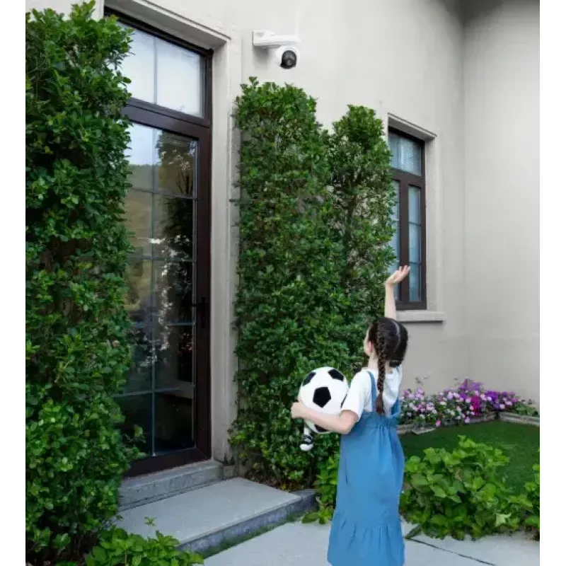 Reolink Atlas B660 8MP 4K Wi-Fi 6 Câmara de vigilância panorâmica e inclinável com bateria/solar, branco (BWPT4K07W)