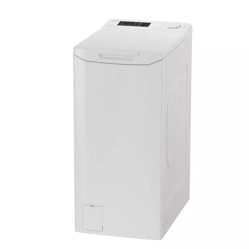 Máquina de lavar roupa CANDY TCA273D3-S de carga superior 7 kg, 1200 rpm, classe energética C, branca