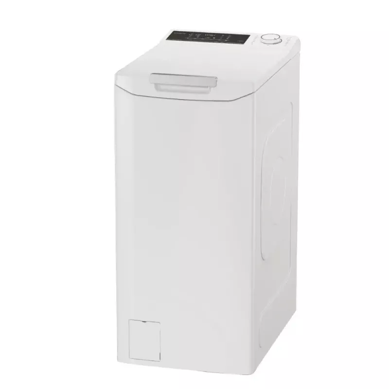 Máquina de lavar roupa de carga superior CANDY TCA284TM5-S — 8 kg, 1200 rpm, classe de eficiência energética A, 410×600×860 mm, branca