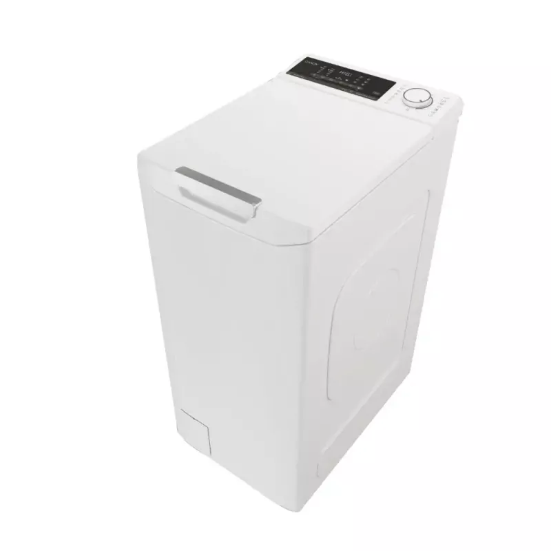Máquina de lavar roupa de carga superior CANDY TCA284TM5-S — 8 kg, 1200 rpm, classe de eficiência energética A, 410×600×860 mm, branca
