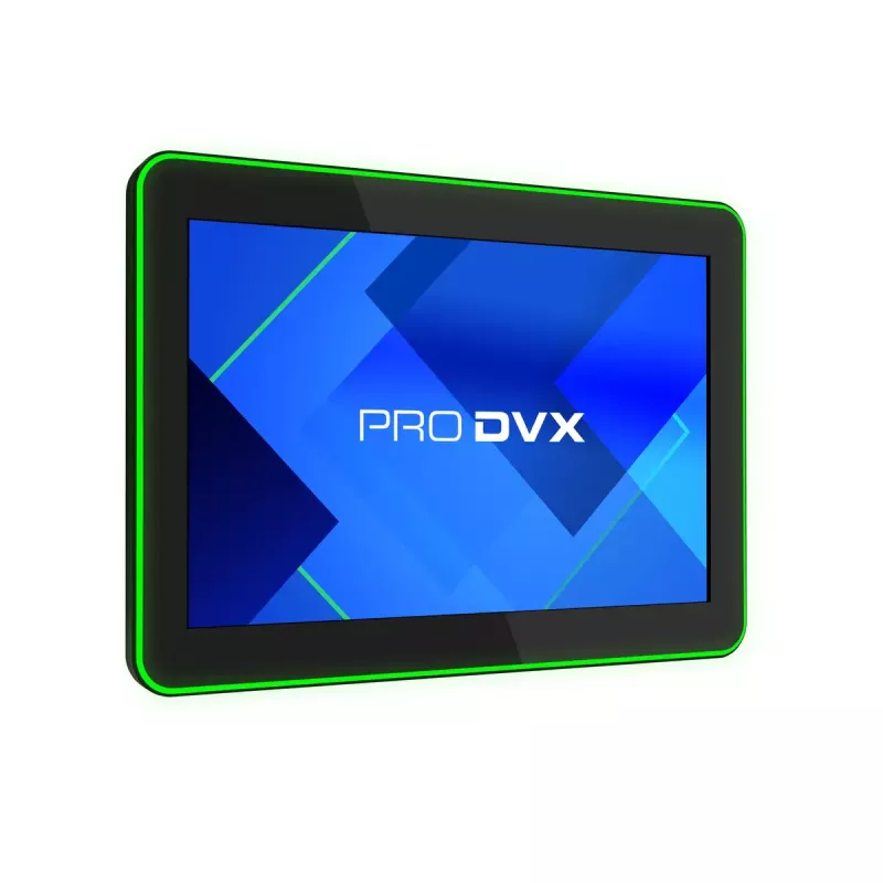 ProDVX IPPC-10SLB Panel PC, ecrã tátil de 10,1 polegadas, 1280 x 800, 500 cd/m², Windows 10 IoT LTSC, VESA 75x75, preto