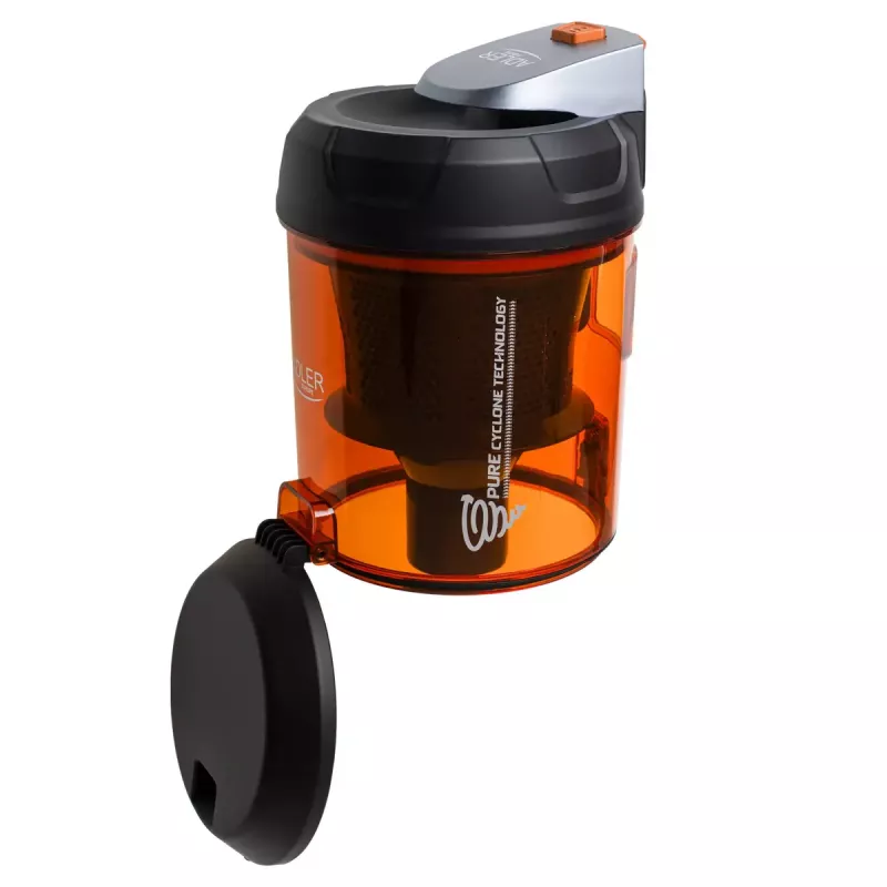 Aspirador sem saco Adler AD 7065 — 700 W, depósito de pó 1,6 L, HEPA, raio de 9 m, preto/vermelho