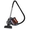Aspirador sem saco Adler AD 7065 — 700 W, depósito de pó 1,6 L, HEPA, raio de 9 m, preto/vermelho