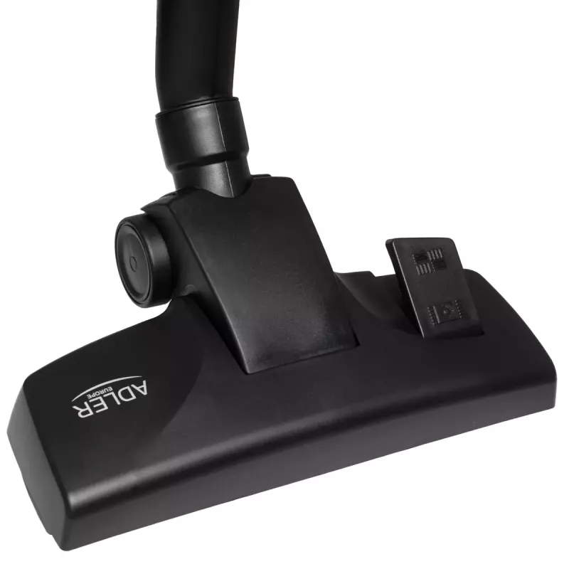 Aspirador sem saco Adler AD 7065 — 700 W, depósito de pó 1,6 L, HEPA, raio de 9 m, preto/vermelho