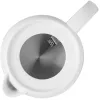 Chaleira elétrica Adler AD 1304 — 1 L, 1200 W, corpo em cerâmica, tampa articulada, base rotativa 360°, branca